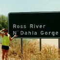 AUS NT RossRiver 1991DEC 003  We traveled along the Eastern MacDonnell Ranges to the small settlement of Ross River, 87 km (55 miles) east of Alice Springs. : 1991, Australia, Date, December, Month, NT, Places, Ross River, Year